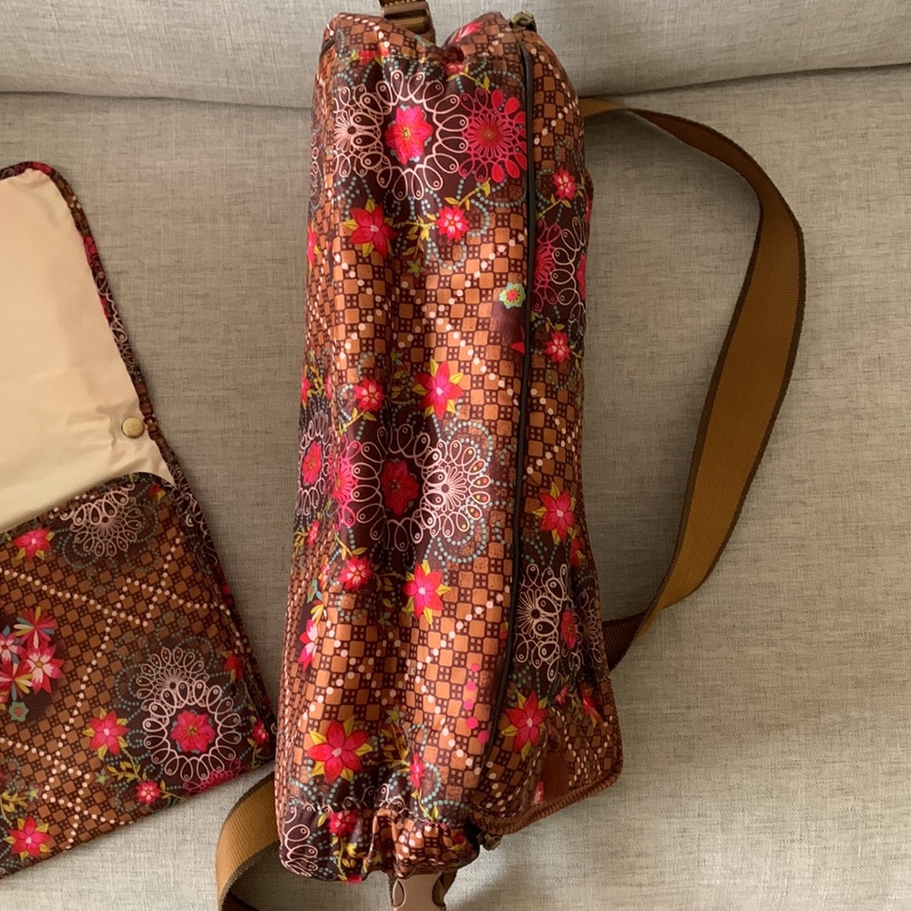 Oilily Brown and Pink Baby Bag Set - Picture 4 of 11